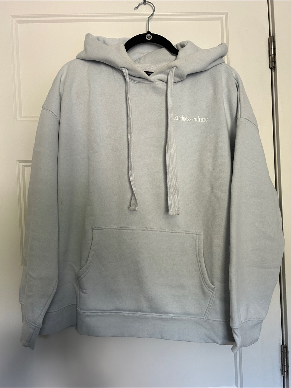 Brunette The Label Light blue 'Kindness Culture' Hoodie